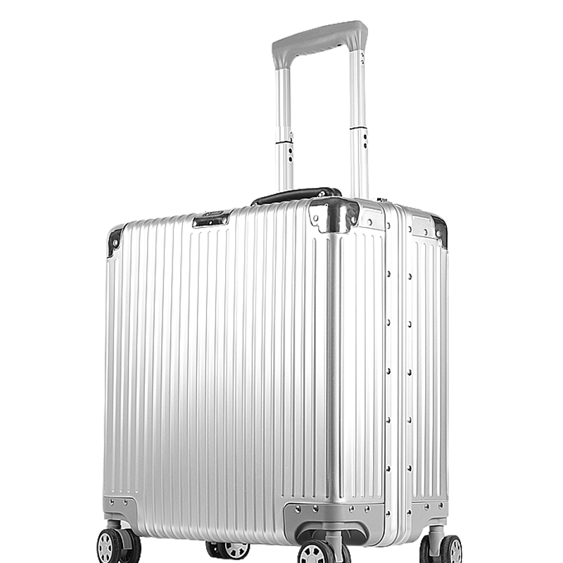 世界地理金属18英寸空姐登机箱